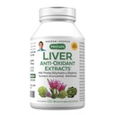 ANDREW LESSMAN Liver Anti-Oksydant ekstrakter 30 kapsler - støtter de hardtarbeidende stoffene i leveren, fremmer optimal lever helse og funksjon. Melk Thistle, gurkemeie og artisjoke ekstrakter