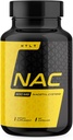 NAC ved HTLT | 600 mg N-acetylcystein per servering | Liver Support Supplement | (60 kapsler)