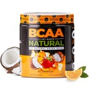 Nutrologi BCAA Naturlig - Plante Basert BCAA pulver, Orange Coconut Flavor, Optimert 2:1:1 forholdet Aminosyrer pulver for pre trening og post trening ut gjenoppretting, Vegansk, Glutenfri, Ikke-GMO, 30 Services