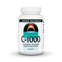 Kilde Naturals C-1000, med Rose HIPS 1000 mg for immunsystemstøtte - 100 Time Release Tabletter