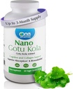 One Planet Nutrition Nano Gotu Kola 250 mg Veggie Kapsler (120 Serveringer), Gotu Kola Extract, Nano for forbedret absorpsjon, forbedrer hjernefunksjon og kollagensyntese, ikke-GMO, Vegansk, Glutenfri