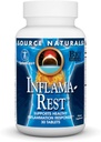 Kilde Naturals Inflama-Rest - Herbal & Mineral blanding med gurkemeie, Boswellia, Ginger, Quercetin - Maksimal stress relief & avslapning - 30 tabletter