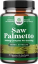 Ekstra styrke så Palmetto ekstrakt - Avansert urtekompleks for hår helse og urin støtte med plantesteroler og flavonoider - Potent herbal Supplement med 500mg per servering - 30 kapsler