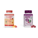 SmartyPants Kids Multivitamin Gummies and Probiotic Immunity Bundle: Omega 3 Fish Oil (EPA / DHA), vitamin D3, C, vitamin B12, B6, Digestiv og immun støtte Supplement (30 dagers forsyning)