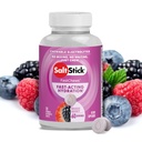 SaltStick Electrolyte FastChews - 120 Blandet Berry Chewable Electrolytes - Salttabletter for løping og hydrasjon, Electrolyte Chews - 120 greve