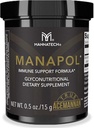 Mannatech Manapol Immune Support Formula for immunitetsstøtte og immunitetsforsterkning. Aloe Vera Powder Prebiotic for Digestive Health. Aloe Vera drikke til immunstøtte supplement 0.5oz/15g