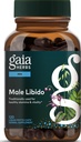 Gaia Herbs Male Libido - Herbal Supplement med Sag Palmetto, Horny Goat Weed, Maca & Oats - Støtter Stamina, Vitality & Hormon Balance for menn - 120 Vegan flytende Fyto-Capsules (30-dagers Supply)