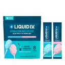 Liquid I.V.® Hydration Multiplier - Bomuld Candy ® Elektrolytt pulverdrikk Blande 1 pakke (16 serveringer)
