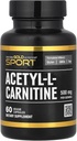 California Gold Nutrition Acetyl-L-Carnitin, 500 mg, 60 Veggie Capsules