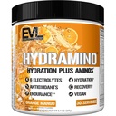 Evlusjon ernæring HYDRAMINO komplett hydrasjon multiplier, alle 6 elektrolytter, Vitamin C & B, Fluid Boosting Aminos, kokosvann, utholdenhet, gjenoppretting, antioksidanter, 30 Servere, Orange Mango