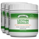Lecithin Granules Supplement | Naturlig soya Lecithin pulver er en utmerket kilde til fosfatidylkolin | Lactation støtte, immunfunksjon og støtte hjernehelse, 16 oz