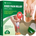 Youcopia Knee smerte lindring lapper: 36 grev naturlig herbal lindring pasta for lang varig muskel og ledd relief - Mugwort ledbetennelse varme lapper Kit