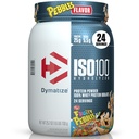 Dymatize x Fruity Pebbles ISO100 Whey Protein pulverisolat, 25g protein, 20 serveringer, 5,5 g BCAA, 120 kal., Glutenfri, 1g fett, 1g sukker, 2g karbohydrater (24 serveringer)