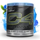 Cellucor C4 Ultimate Pre Workout pulver - sukker gratis preworkout energi Supplement for menn og kvinner - 300 mg koffein + teaCrine + dynamin + kreatin - ICY Blue Razz, 20 serveringer