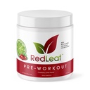 Rødt blad pre trening Energizer pulver, BCAA's, Beta-Alanin, Aminosyrer og grønn te for immun støtte og preworkout energi, naturlige Cranberry Lime Flavor - 30 Services