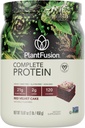 PlantFusjon Komplett Vegansk Protein pulver - Plant Basert protein pulver med BCAA, Digestive Enzymer og Era Protein - Keto, Glutenfri, Soyafri, Ikke-Daueri, Ingen Sukker, Ikke-GMO - Rød Velvet 1 lb