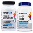 Runner Multivitamin & Joint Support Supplement - Antioksidanter, vitamin B-kompleks, probiotika for helse, energi, utholdenhet, utvinning - Glucosamine Chondroitin, MSM - GMP Running Supplements