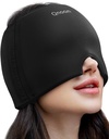 Migraine Relief Cap, hodepine Relief Cap Mask produkter, kjøling Odorless Gel Ice Head Wrap for strekk, stress, Hangover og puffy øyne