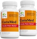 Terry Naturally CuraMed akutt smertelindring - Supplement med BCM-95 Curcumin & BOS-10 Boswellia - Svart Sesamfrøolje for å støtte Relief av anledningsforstyrrelse - 120 flytende geler (Pack of 2)