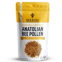 Bee and You Bee Pollen Granules, 16oz (1lb) Veske, 100% ren, naturlig kosttilskudd, antioksidanter, proteiner, vitaminer, aminosyrer, for voksne, kvinner, menn