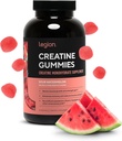LEGION Kreatin Monohydrat Gummies – Ren Chewable Kreatin Supplement for styrke, utholdenhet og muskelgjenvinning – 30 Sour Watermelon Flavor Services – Ingen kunstige Flavors eller søtningsmidler