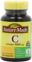 Naturlaget vitamin C 1000 mg tabletter, 100 teller for å støtte immunsystemet (Pack of 3)