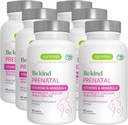 Igenus Metylert Prenatal Multivitamin for kvinner, Folat for MTHFR, høy absorpsjon, ren og ren, Gentle Iron, Choline, Kalsium & Magnesium, Vegan Graviditet Vitaminer, Halal, Ikke-GMO, 60 tabletter x 6