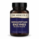 Dr. Mercola Serrapeptase Enzymes - Støtter sunn cellulære funksjon - forsinket frigivelse - Ikke-GMO, Glutenfri og soya-fri - 60 kapsler