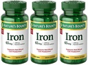 Jern 65 mg, 3 flasker (100 greve)
