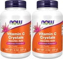 NU Kosttilskudd, vitamin C krystaller (Ascorbinsyre) pulver, antioksidant beskyttelse*, 8-Ounce (Pack of 2)