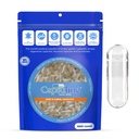 Capsuline Størrelse 0 Tom Gelatin Kapsler, Klar - 1000 greve | Glutenfri, Kosher, ikke-GMO-sertifisert | Pure Bovine Pill Caps for DIY Supplement Fylling