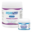KALA Helse MSMPure Coarse Flakes 1lb og Muscle & Joint Cream 2oz Bundle