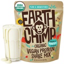 EarthChimp Organic Vegansk Protein pulver - med probiotika - ikke GMO, Dairy Free, Non Whey, Plant Basert Protein pulver for kvinner og menn, Glutenfri - 26 Serveringer 32 Oz (Plain & Unsweeted)