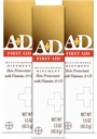 A+D First Aid Ointment, multipurpose tørr hud moisturizer og hudbeskyttelsesmiddel, 1,5 Oz (pakke med 3)
