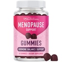 Menopause Støtte Gummier Hormon Balance Relief for varme blits, natt Svette, Mood Swingers, & Bloating | med Phytoestrogen Soy, vitamin D3, PABA, Biotin | Vegetarisk, Glutenfri | 60 Count