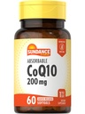 Sundance CoQ10 200mg Softgels | 60 greve med svart pepper ekstrakt | Ikke-GMO & Glutenfri Supplement