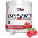 EHP Labs OxyScreed Non Stimulant Pre Workout pulver - Stim Free, Koffein gratis preworkout for menn og kvinner - Non Stim Preworkout - Sukker gratis energi pulver - bringebær, 60 serveringer