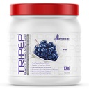 Metabolsk ernæring - TRIPEP - Tri-Peptid Branch kjede Aminosyre, BCAA pulver, Pre Intra Post Trening Supplement, Grape, 400 gram (40 serveringer)