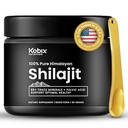 Kobix ren Himalayan Shilajit Resin, høy ernæringsmessig potens, 85+ Trace Minerals Humic & Fulvic Acid, Immunstøtte for menn og kvinner, 3. parti US Lab Testet- 30g