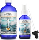 Sølv HOLISTICS Colloidal Silver Liquid Bundle – Inkluderer colloidal sølvsprøyte (4 OZ) og påfyllsløsning (16 OZ) med gratis dropper - immunstøtte til barn, voksne og kjæledyr