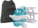 Navage Deluxe Bundle Nasal Irrigation System - Saline Nasal rengjøring Kit med 1 Nese Cleaner, 30 Salt Pods, Svart reisepose og 1 Countertop Caddy