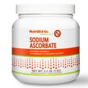 NutriBiotic - Natrium Askorbat Buffered Vitamin C pulver, 2.2 Lb | Vegansk, ikke-Acidic & Easier på dialyse enn askorbinsyre | essensiell immunstøtte og antioksidant Supplement | Gluten og GMO Gratis