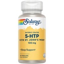 SOLARAY 5-HTP Plus St John's Wort - 30 Enteric Coated Kapsler - 100 mg - 30 Services