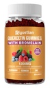 Quercetin med Bromelain, sink og vitamin C - kardiovaskulær, aldrende støtte Chewable vitaminer -Vegan - ren Quercetin for barn og voksne - Non-GMO 60 Count