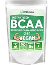 XPRS Nutra BCAA pulver - Aminosyrer Supplement for menn - Unflavored BCAA Trening kosttilskudd - Gym Kosttilskudd for menn - Aminosyrer Supplement for kvinner for Gym Post Trening utvinning (1 pund)