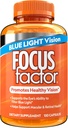 Focus Factor Blå lysformula (150 greve) - Øyevitaminer med blått lys Filtrasjonsstøtte - Lutein og Zeaxanthin Supplement med vitamin C, vitamin E, Lutemax 2020® - Fremme øyehelse