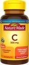 Naturlaget vitamin C 500 Mg Caplets med rose HIPS, 130 tabletter (pakke med 3)