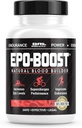 Naturlig blodbygger jerntilskudd. RBC-støtte laget i USA med Echinacea & Dandelion Root hjelper VO2 Max, Energi, Endurance (1-Pack)