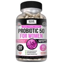 Kaya Naturals Probiotic 50 Million CFU - Probiotika for kvinner, Probiotika for menn og voksne, Naturlig - Gut Helse og immunstøtte Supplement - gir digestiv støtte - 30 Grønnsaker Kapsler