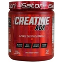 iSaturi Creatine A5X med Kreatin Monohydrat & Betain Anhydrous for muskelvekst, styrkebygging, og gjenoppretting - Kosttilskudd for trening og vektløfting - Uslavored (50 Services)
